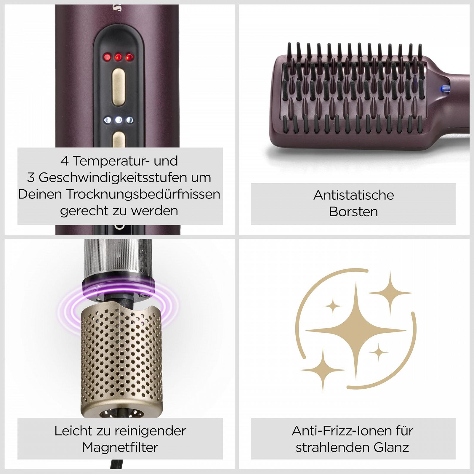 Фен-щетка BaByliss Air Power Smooth AS6400E New 2025 для выпрямления и сушки от влажного к сухому с ионной технологией Anti-Frizz, фото №5