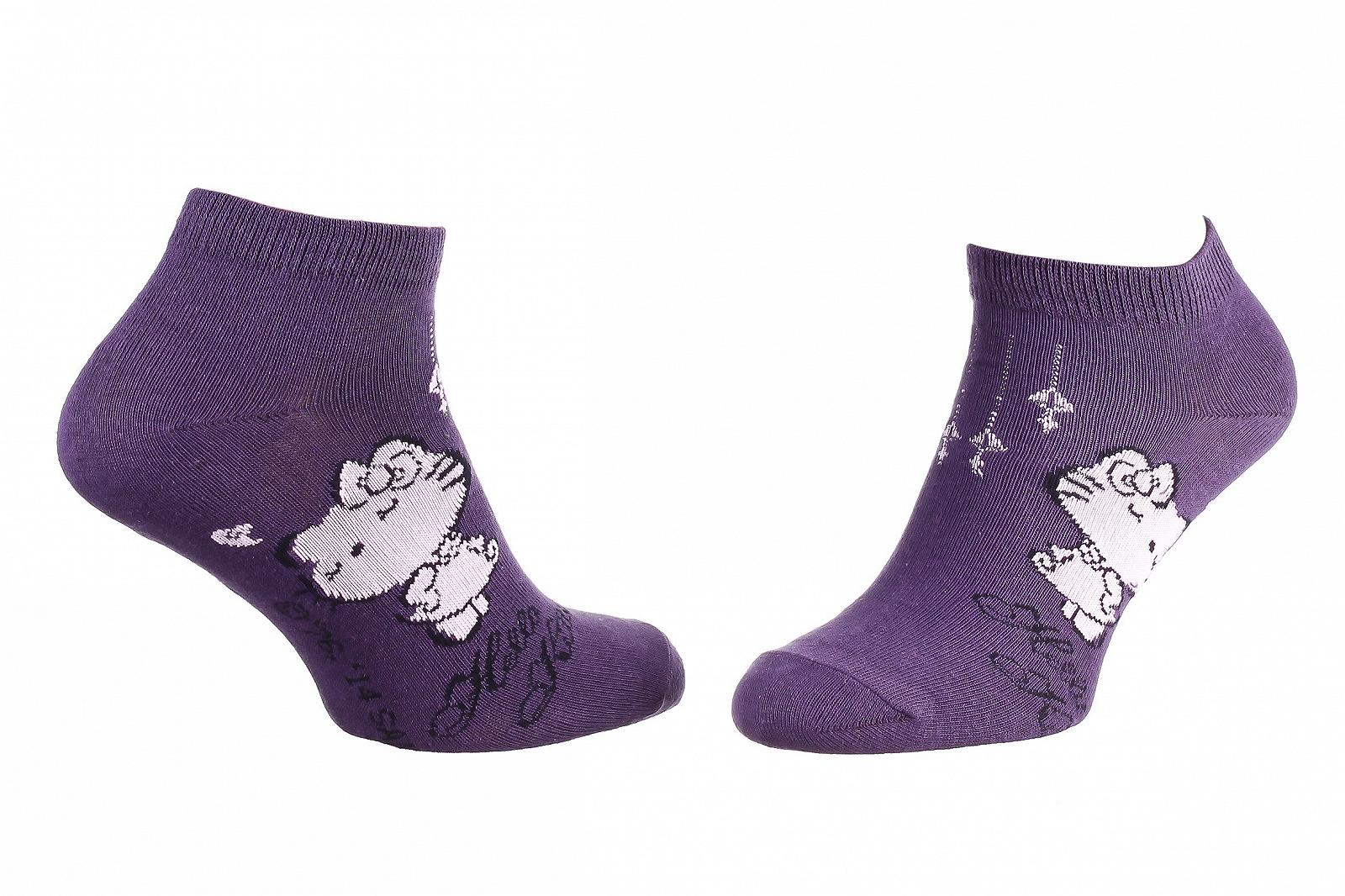 Шкарпетки HELLO KITTY HK + PERLE Фіолетовий 35 - 41, фото №1