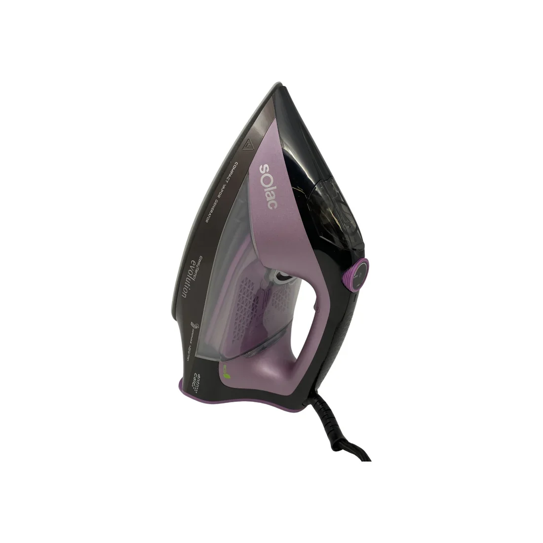 Утюг Solac CVG9506 Easy Temp Evolution 2400 W Purple/Black, фото №3 Утюг Solac CVG9506 Easy Temp Evolution 2400 W Purple/Black, фото №3