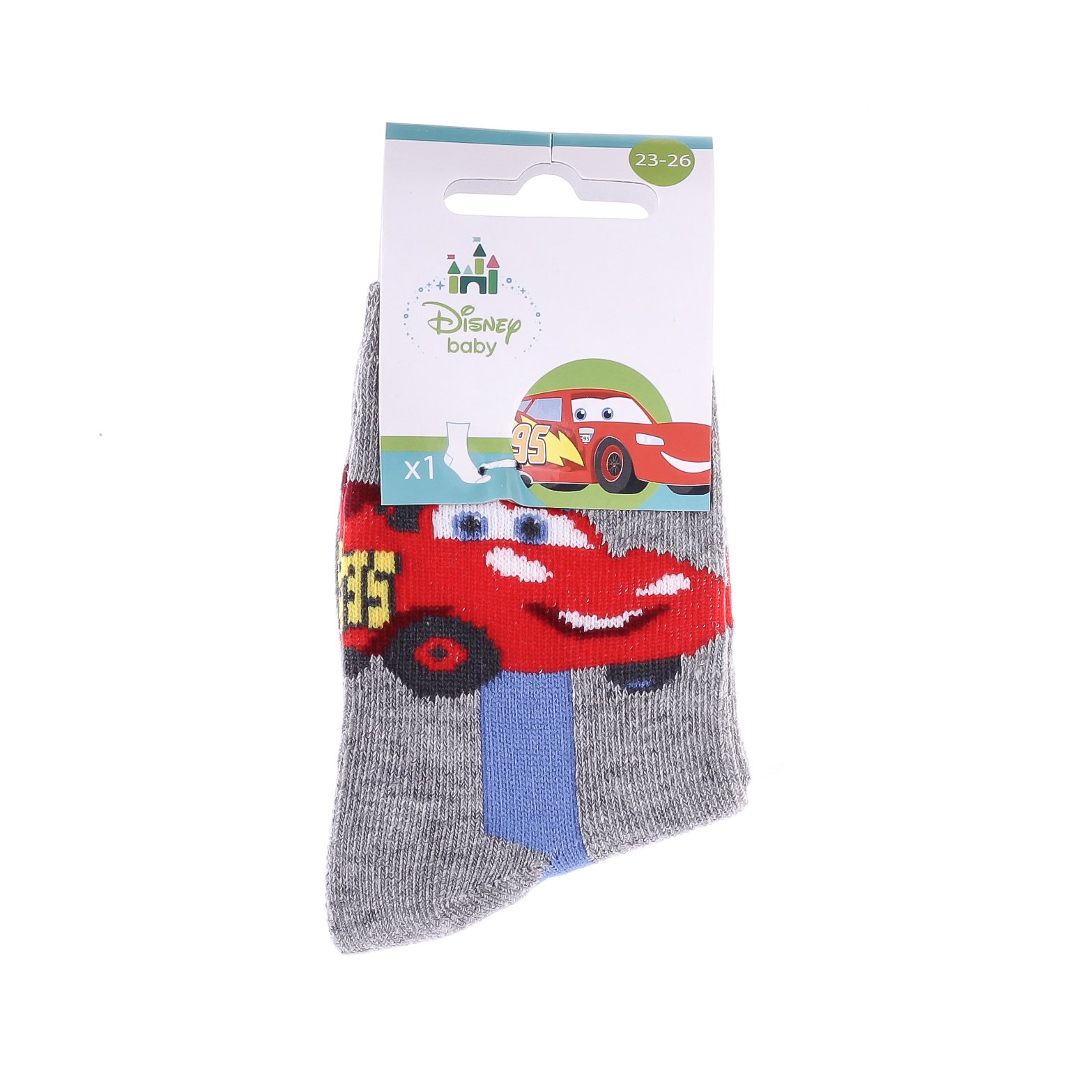 Носки CARS Серый 23-26, фото №2