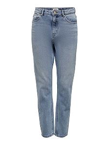 Джинси ONLKELLY  LIFE HIGHWAIST MOM BB AZG677 15221297 Medium Blue Denim ONLY Блакитний  S - Фото 1