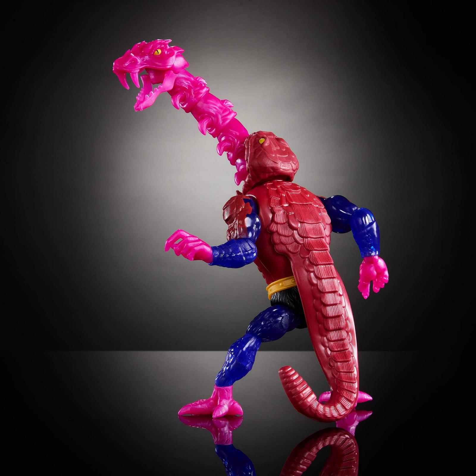 Фігурка Рухома Masters of the Universe Origins Turtles of Grayskull Rattlor Reptile Wars, Teenage Mutant Ninja і MOTU Кросовер Герой, JBN01, Багатобарвний, фото №6
