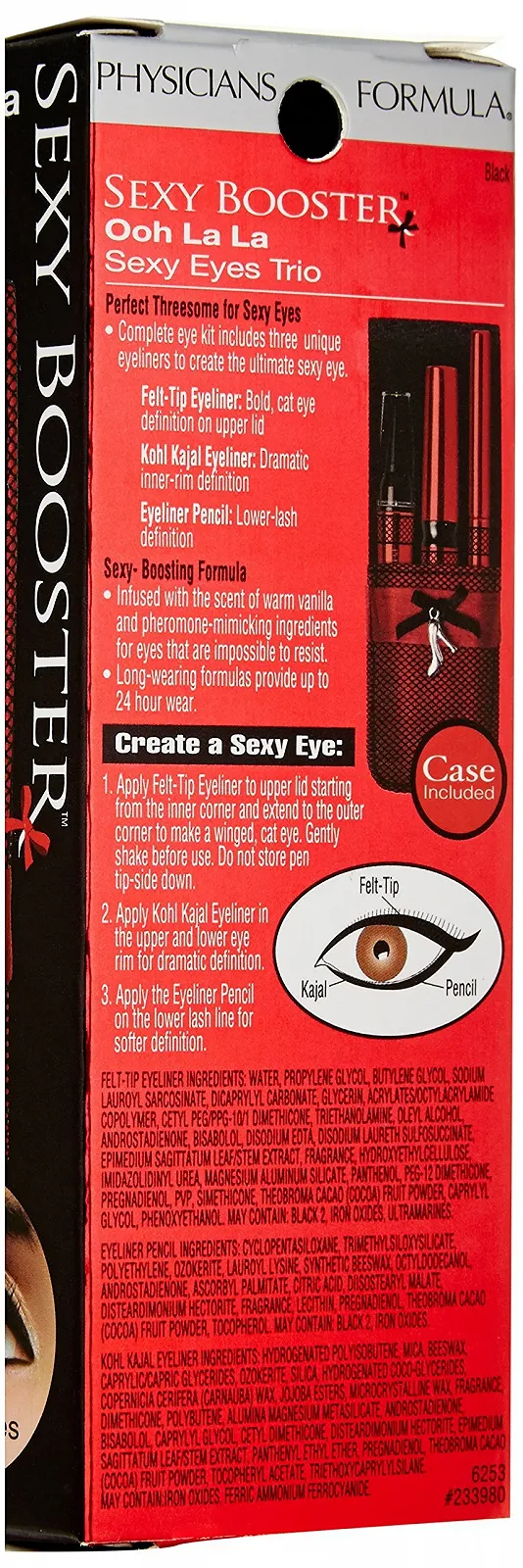 Тріо для очей Physicians Formula Sexy Booster Ooh La La Sexy Eyes, Black, фото №3