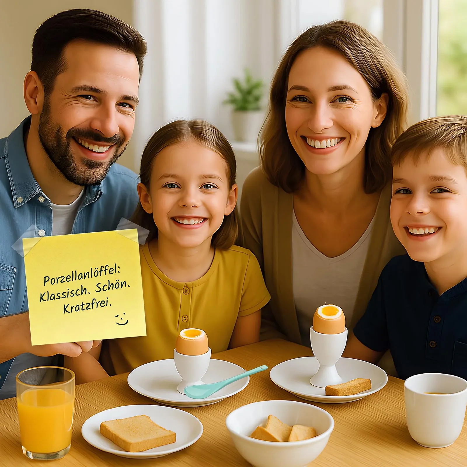 Ложка WELLGRO Порцелянова Різнокольорова, набір 6 штук, фото №6