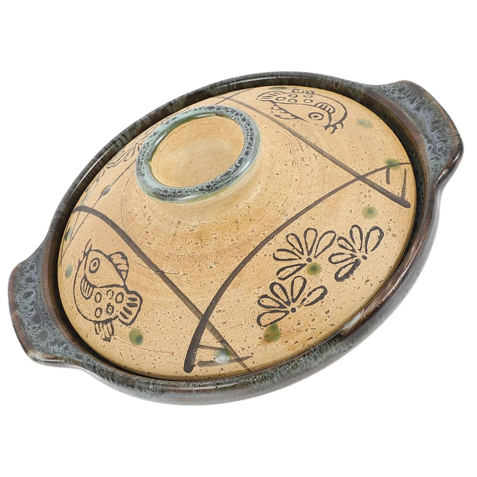 Кастрюля керамическая термостойкая в японском стиле, фото №1 Кастрюля керамическая термостойкая в японском стиле, фото №1