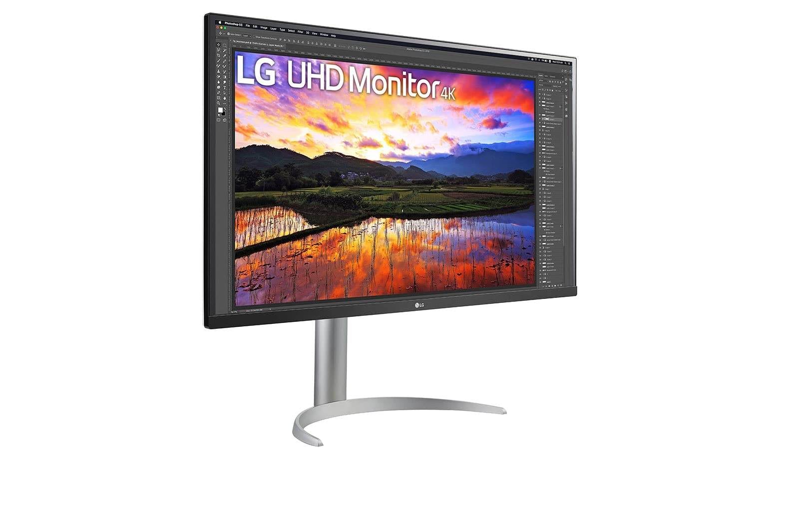 Монитор LG 32UP55NP-W 31.5" 3840 x 2160 пикселей 4K Ultra HD Черный, фото №4