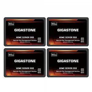 Внутрішній SSD-накопичувач Gigastone Home NAS 512GB 2.5 дюйма SATA III 4 шт. - Фото 1