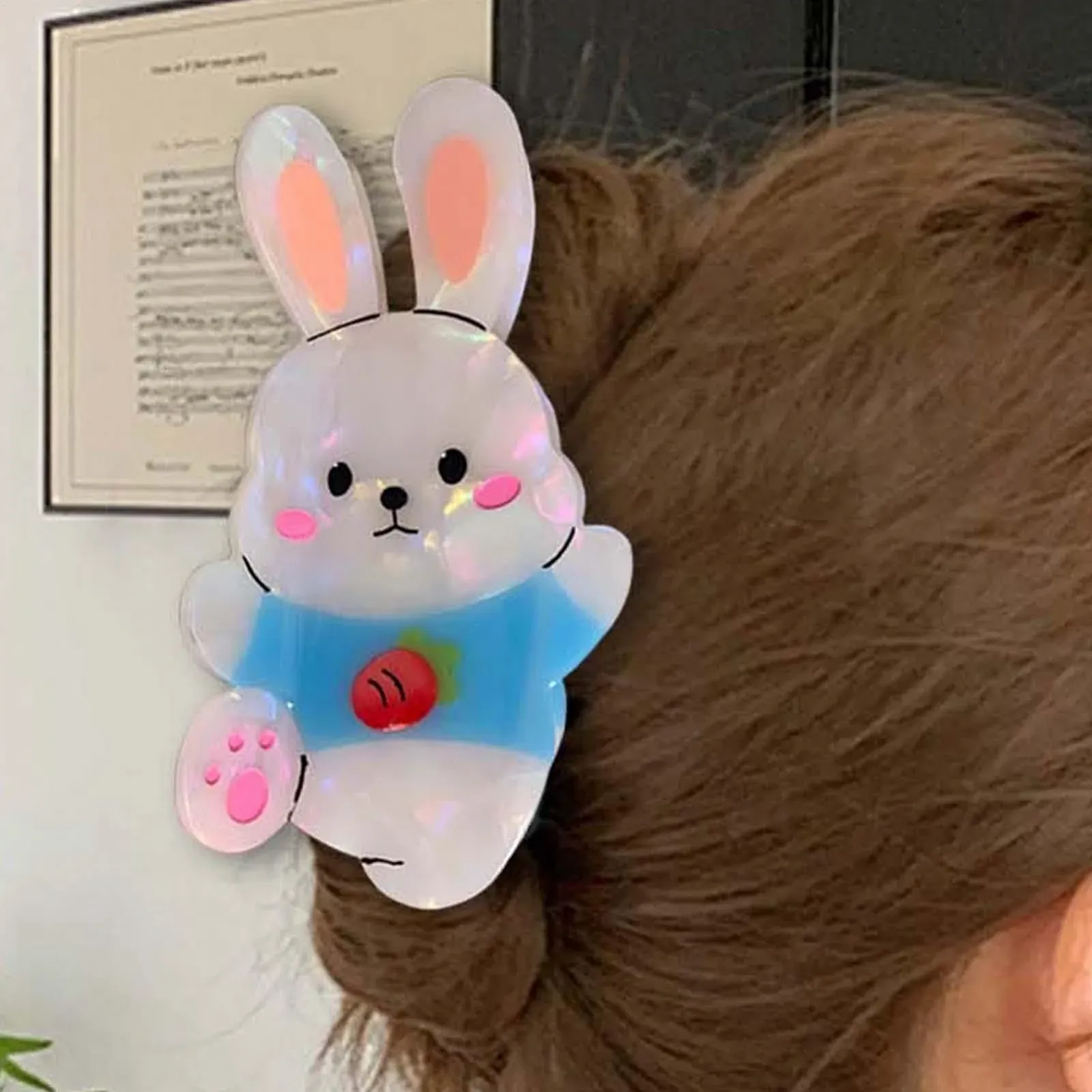 Заколка для волосся Кролик для дівчаток, фото №9 Заколка для волосся Кролик для дівчаток, фото №9