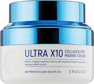 Крем для лица Enough Ultra X10 Collagen Pro Marine Cream 50 мл - Фото 1