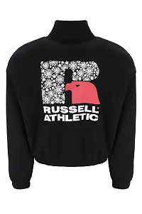 Женская Толстовка Russell Athletic Zare-Cropped Half Zip synthetic.ua - Фото 1