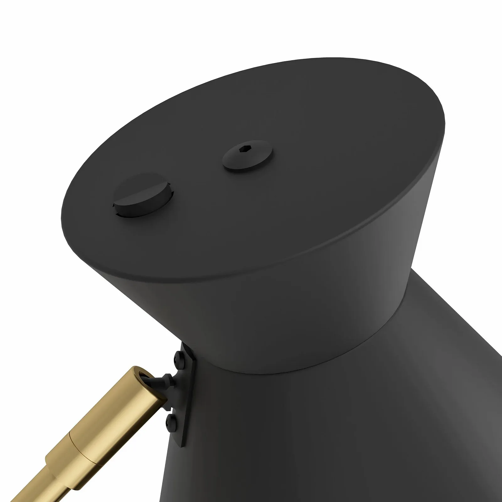 Настільна лампа EGLO Amezaga Мінімалістична Металева з вимикачем E27 Чорна, латунь, фото №5