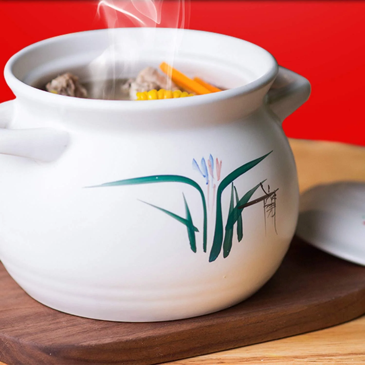 Кастрюля AIBAB Жаркостойкая Высокотемпературная для тушения Большая емкость Керамическая, фото №3 Кастрюля AIBAB Жаркостойкая Высокотемпературная для тушения Большая емкость Керамическая, фото №3