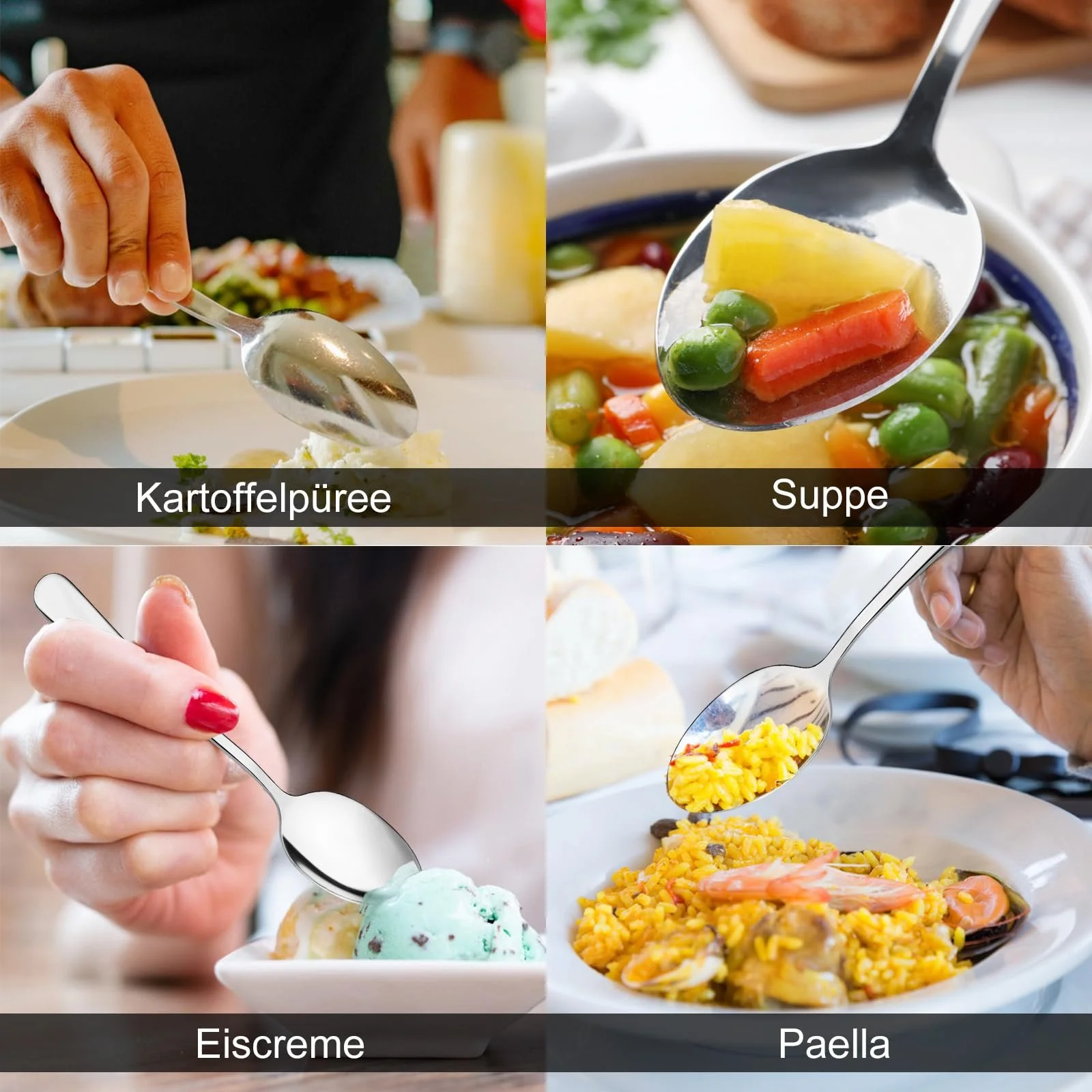 Ложки чайні, 8 шт, 18.5 см, фото №7