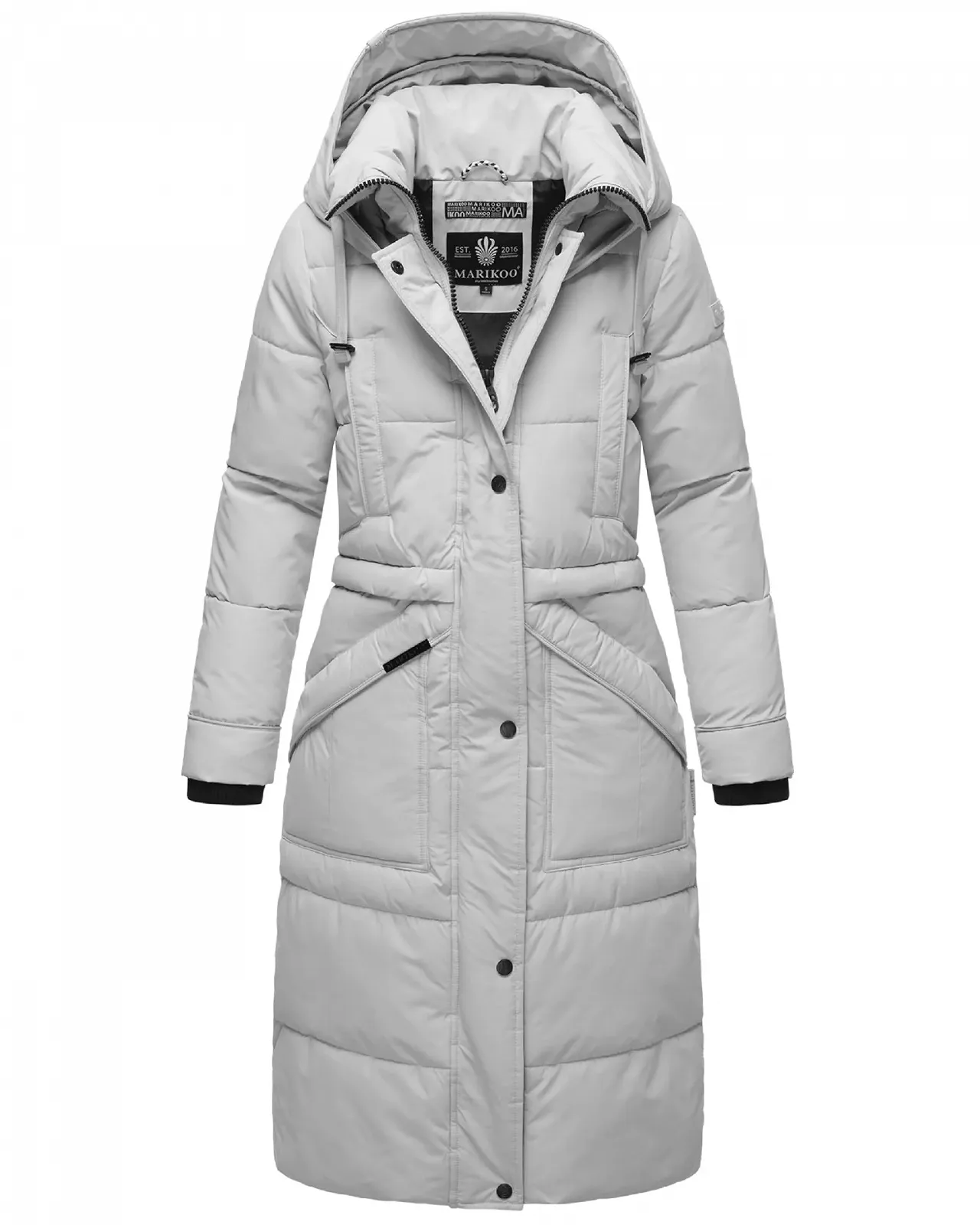 Пальто зимнее Marikoo Ayumii Женское Теплое стеганое с капюшоном, фото №9