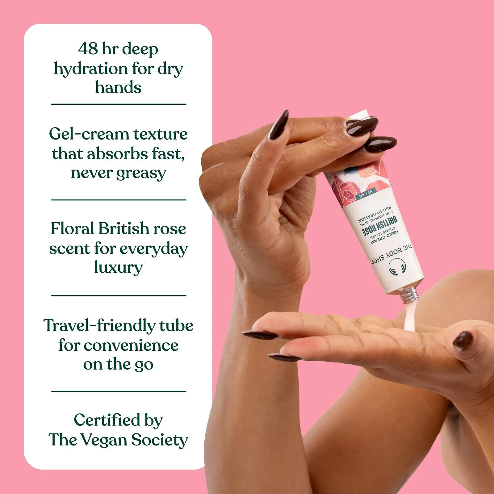 Крем для рук The Body Shop British Rose для нормальної шкіри 30 мл, фото №5