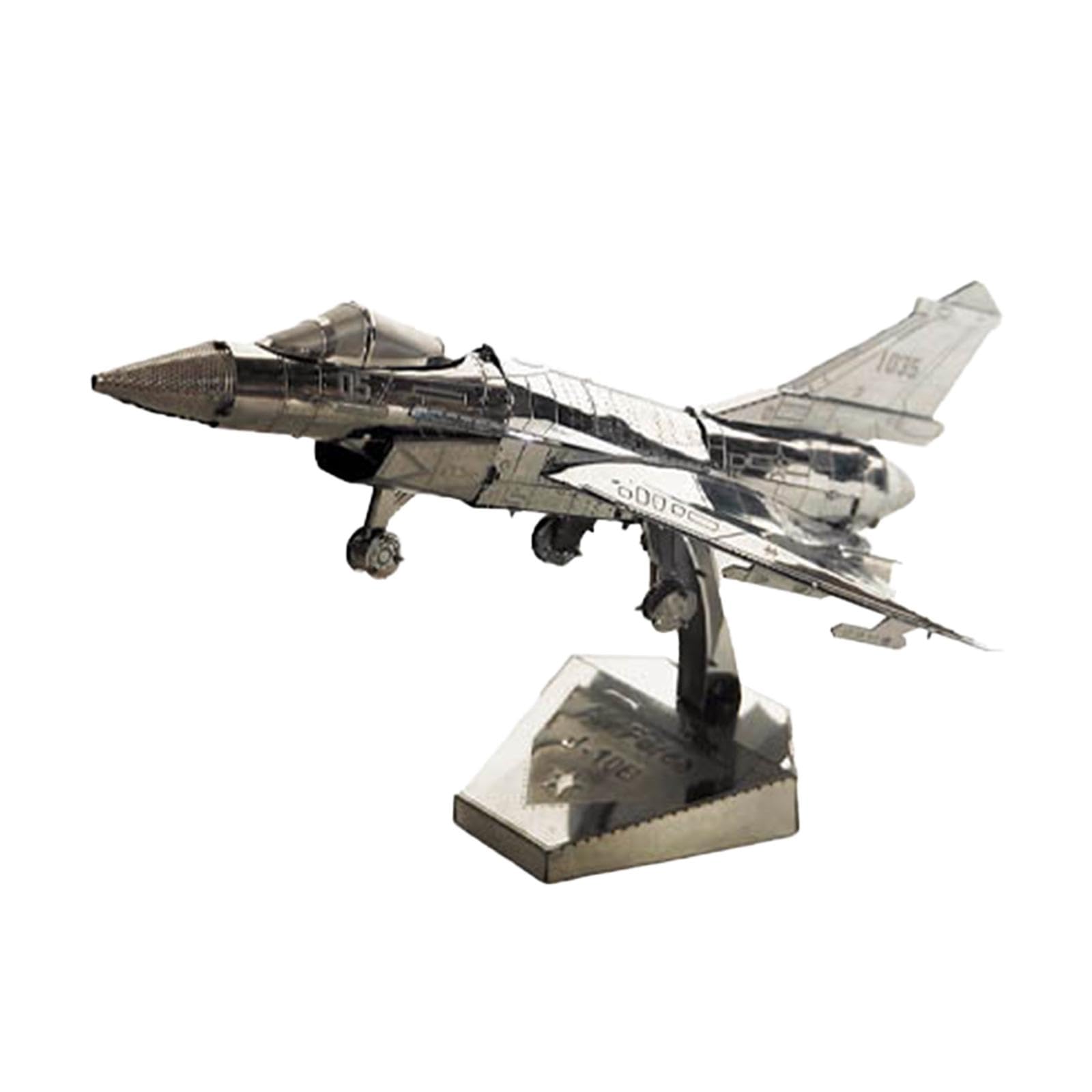 Конструктор Luwecf Fighter Plane Model Building Block Set для дорослих, срібний, фото №1 Конструктор Luwecf Fighter Plane Model Building Block Set для дорослих, срібний, фото №1