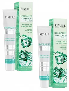 Крем для рук и ногтей REVUELE HYDRALIFT HYALURON 2 x 50 мл - Фото 1