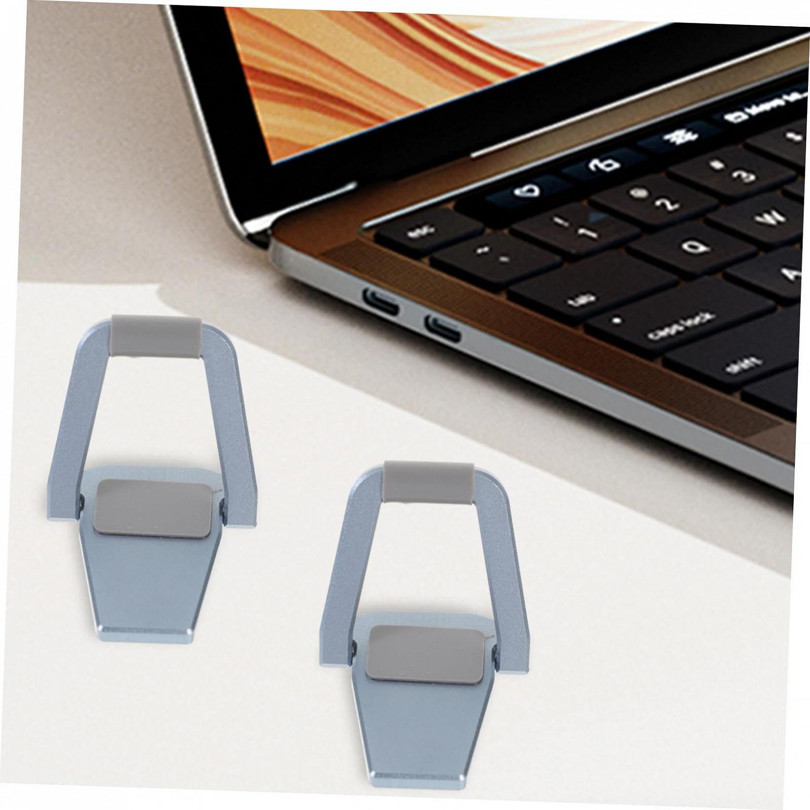 Подставка для ноутбука алюминиевая, регулируемая по высоте с наклоном, нескользящая, прочная подставка для ноутбука для эргономичной работы за столом, легкая, тонкий дизайн, случайный цвет, фото №8
