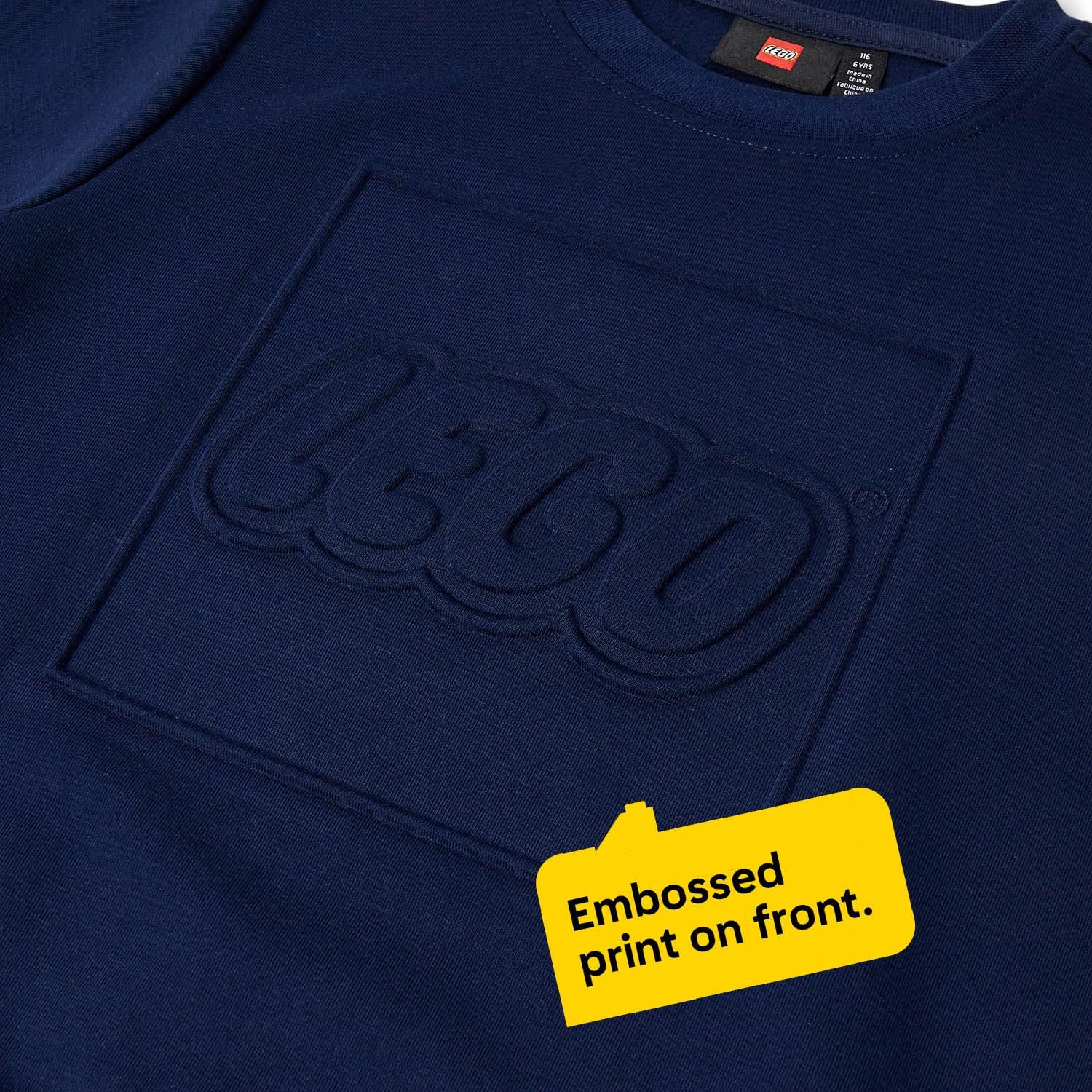 Дитячий світшот Lego LWSKY 100 Толстовка для хлопчиків з об'ємним логотипом, фото №3 Дитячий світшот Lego LWSKY 100 Толстовка для хлопчиків з об'ємним логотипом, фото №3