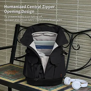 Рюкзак для ноутбука Waterproof Expandable 17 дюймів synthetic.ua - Фото 1