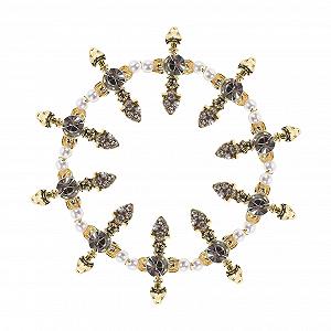 Украшения для ногтей Набор 10 шт Кошачьи подвески для маникюра Крестики для ногтей Металлические крестики для рукоделия Аксессуары для искусства Украшения для ногтей - Фото 1