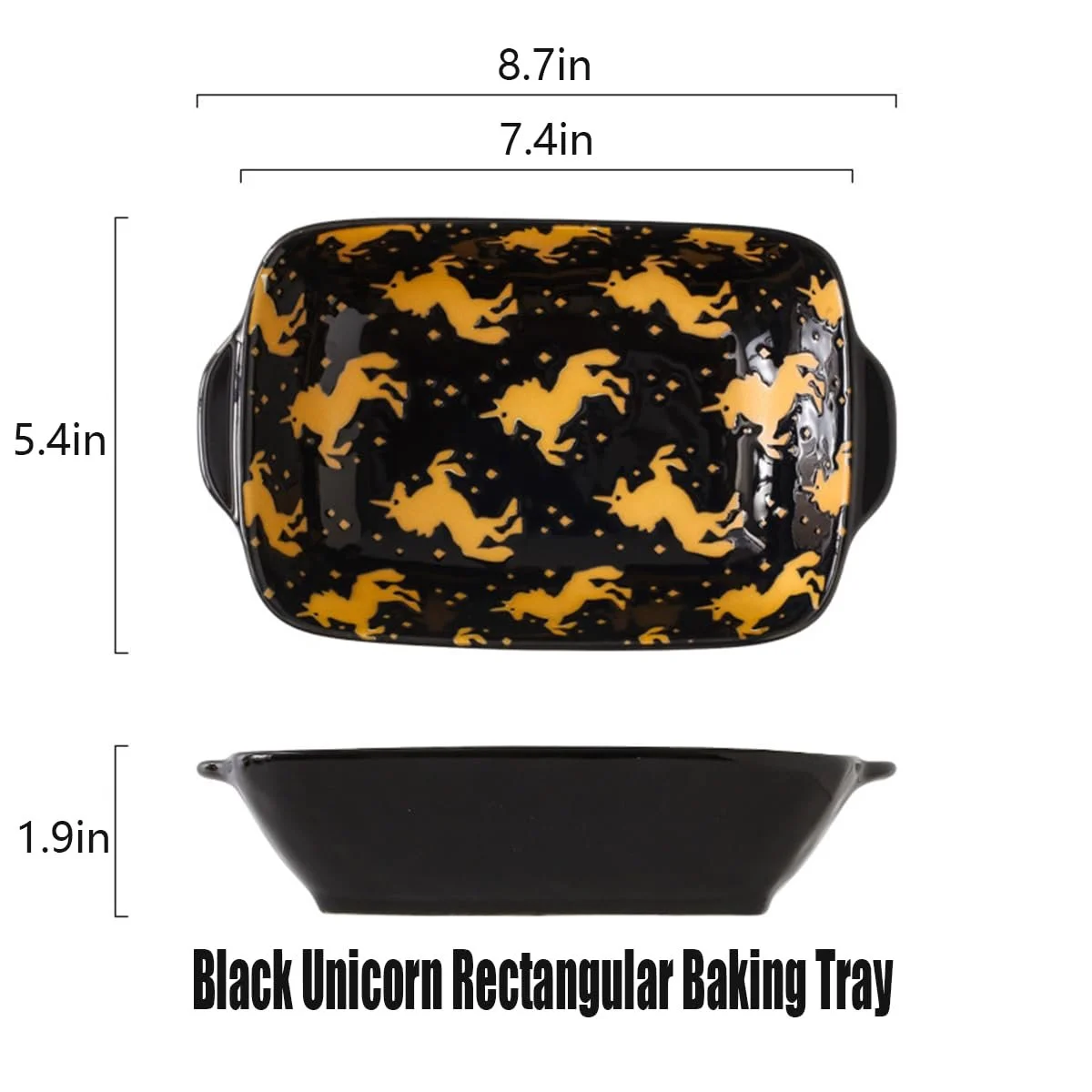 Форма для випікання керамічна з ручками 22 см Orange, фото №2