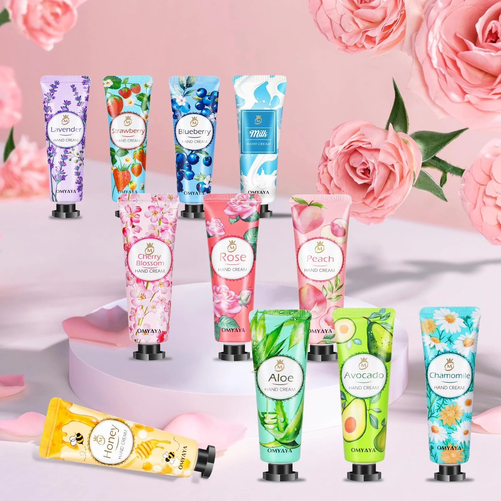 Крем для рук, набір 120 штук, міні-крем для рук, фото №6