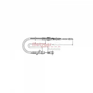 Трос зчеплення METZGER 18.600 для SUZUKI - Фото 1