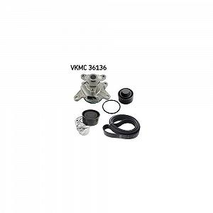 Водяной насос + комплект поликлинового ремня SKF VKMC 36136 для FIAT MERCEDES-BENZ NISSAN - Фото 1
