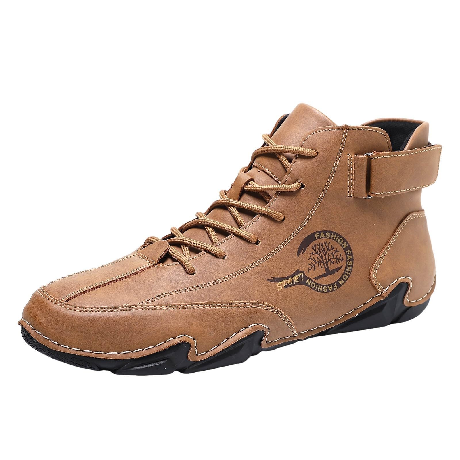 Ботинки Chukka Italian Handmade High из натуральной кожи на шнуровке, легкие, нескользящие для активного отдыха, фото №1