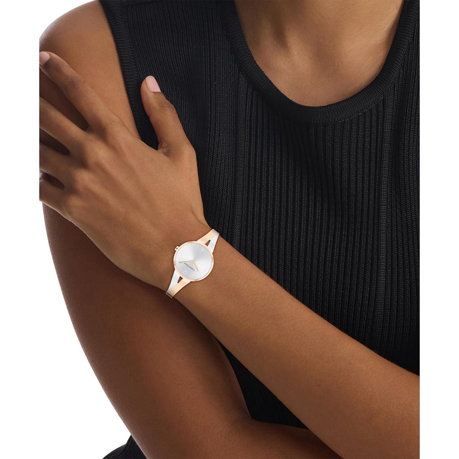 Годинник Calvin Klein Joyful Кварцовий з двома стрілками для жінок, з браслетом з нержавіючої сталі - Срібний, золотий або двоколірний, фото №4