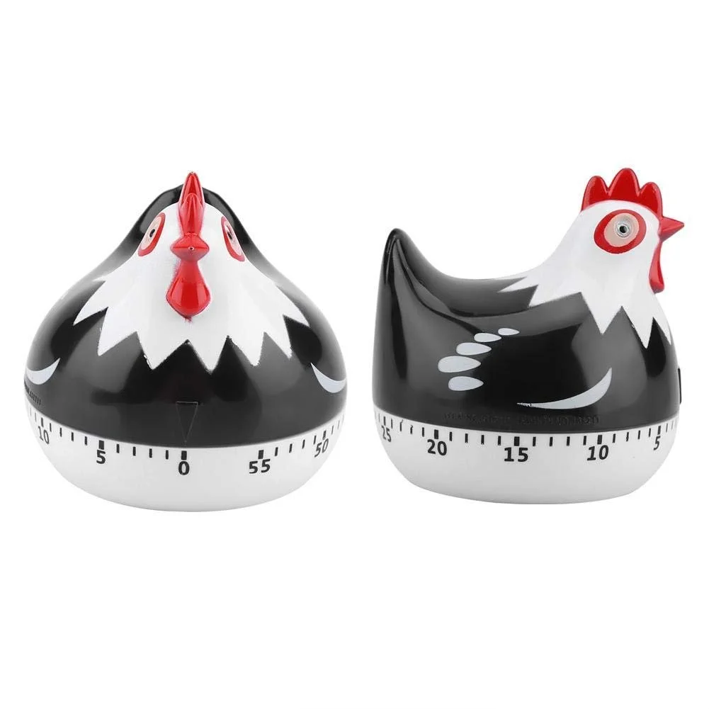 Таймер кухонный цифровой Chicken 55 минут Black, фото №5