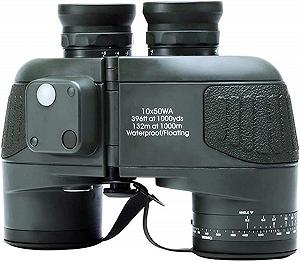 Бинокль SPUZZO 10x50 Compass Marine Navigation Ranging Waterproof Telescope - Фото 1