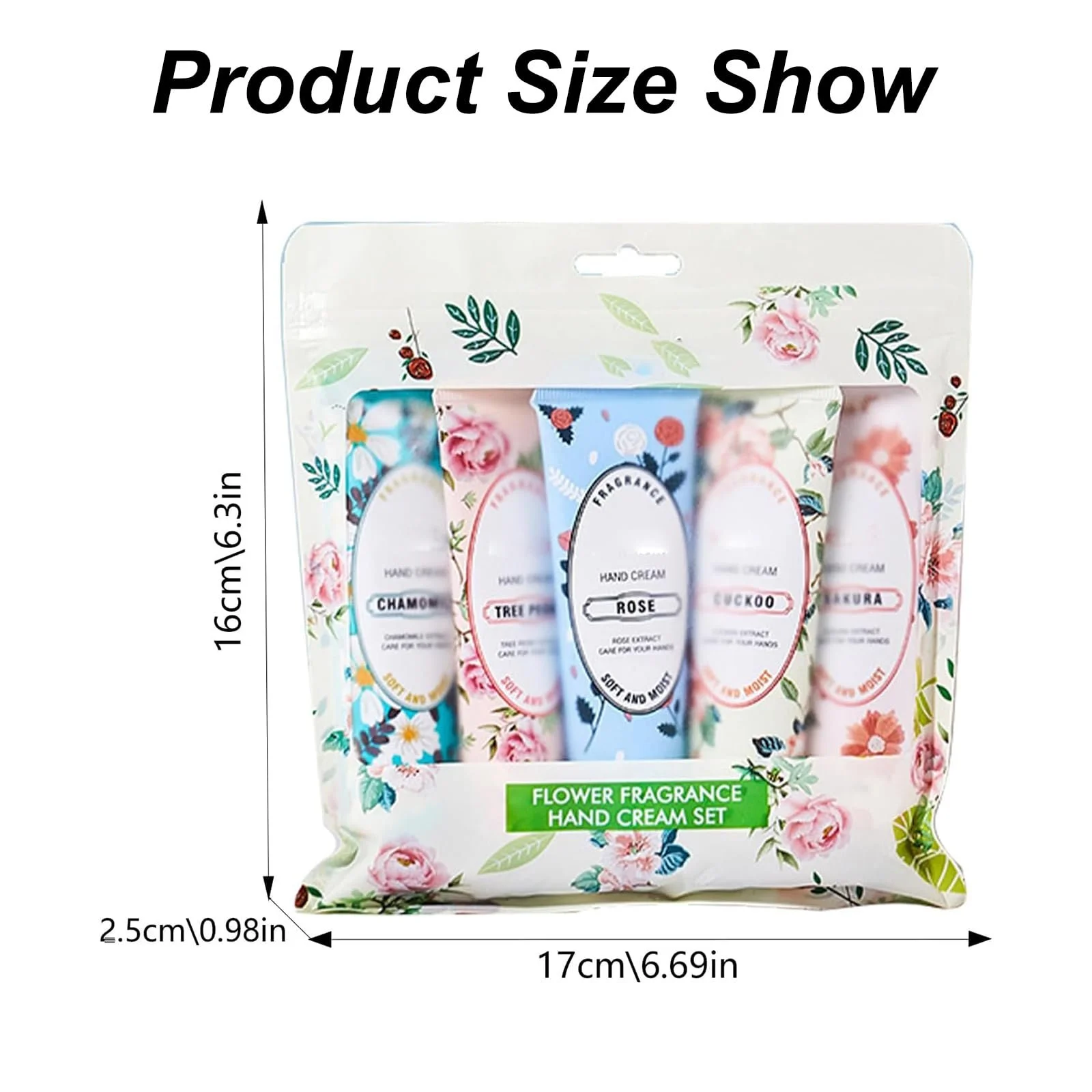 Крем для рук Увлажняющий, Набор кремов для очень сухой кожи рук, Цветочный и фруктовый увлажняющий крем для рук, Крем для рук, Маленький подарок для женщин, Набор мини-кремов для рук для женщин, фото №2