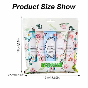 Крем для рук Увлажняющий, Набор кремов для очень сухой кожи рук, Цветочный и фруктовый увлажняющий крем для рук, Крем для рук, Маленький подарок для женщин, Набор мини-кремов для рук для женщин synthetic.ua - Фото 1