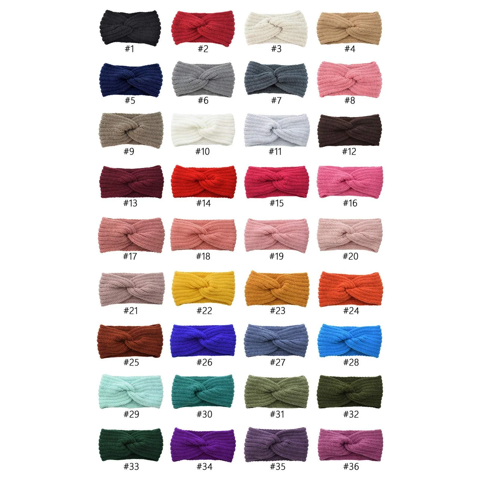 Пов'язка на голову в'язана зимова Жіноча, фото №4 Пов'язка на голову в'язана зимова Жіноча, фото №4