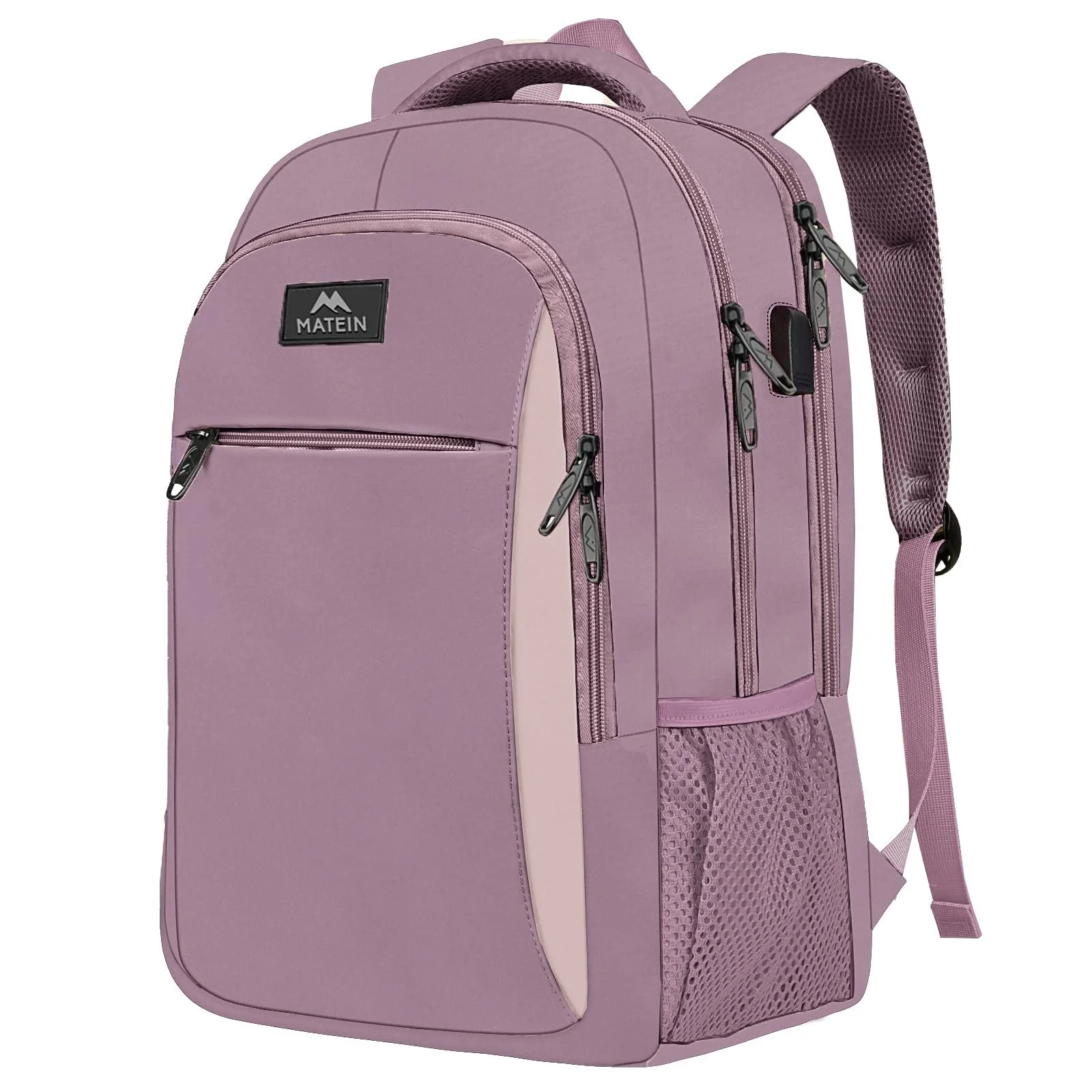 Рюкзак для ноутбука MATEIN 17.3" USB Anti Theft Purple, фото №1 Рюкзак для ноутбука MATEIN 17.3" USB Anti Theft Purple, фото №1