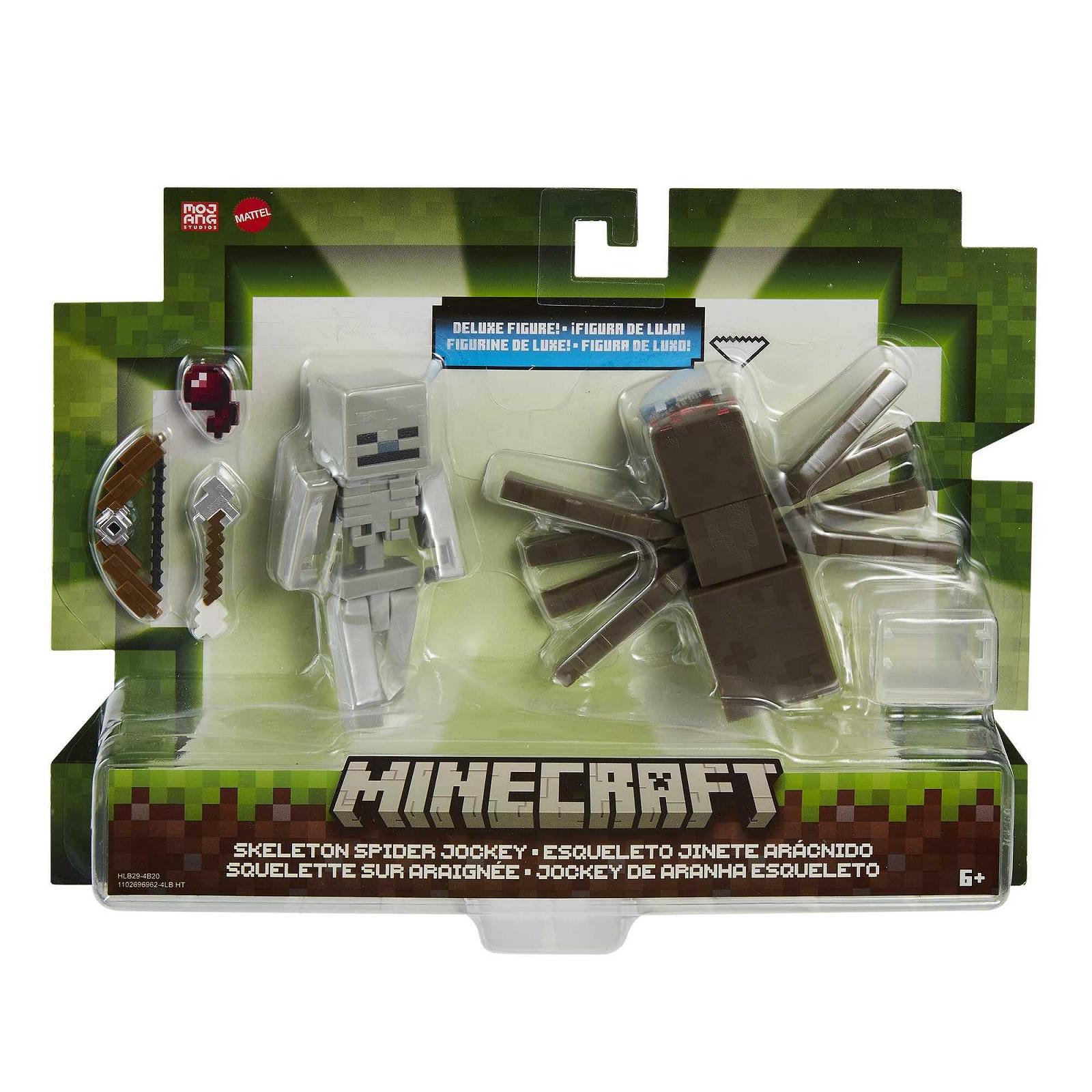 Фигурка Mattel Minecraft HLB29, 8 см, набор из 2 фигурок и 2 аксессуаров, коллекционная фигурка, фото №7