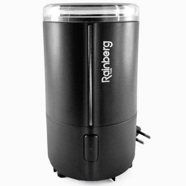 Кофемолка электрическая роторная 300W Rainberg RB-302 Черный, фото №1