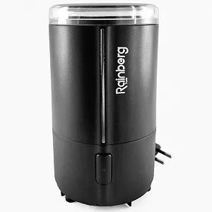 Кофемолка электрическая роторная 300W Rainberg RB-302 Черный - Фото 1