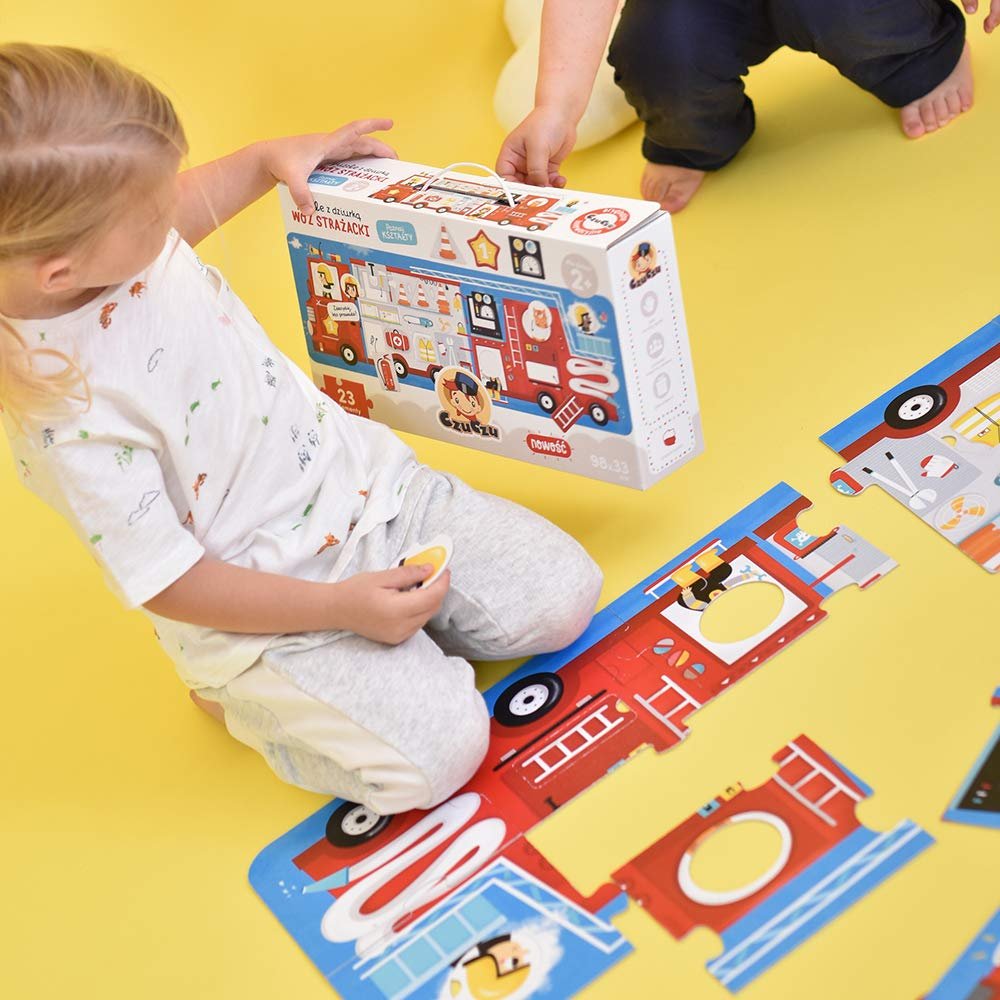 Пазл Puzzle z dziurką Пожежна машина 23 елементи, фото №6
