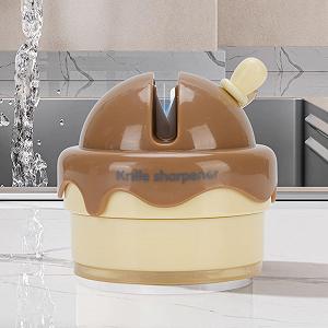 Точилка для ножей Generic миниатюрная для быстрой заточки Brown synthetic.ua - Фото 1