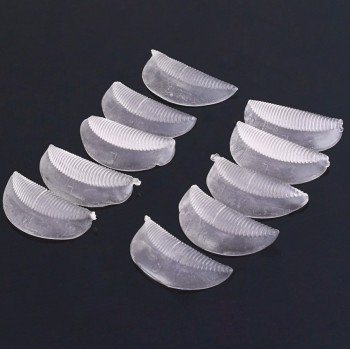 Силиконовые подушечки XXL Lashes с практическими направляющими канавками для лифтинга ресниц, 10 штук, S, M и L, запасной комплект, фото №3