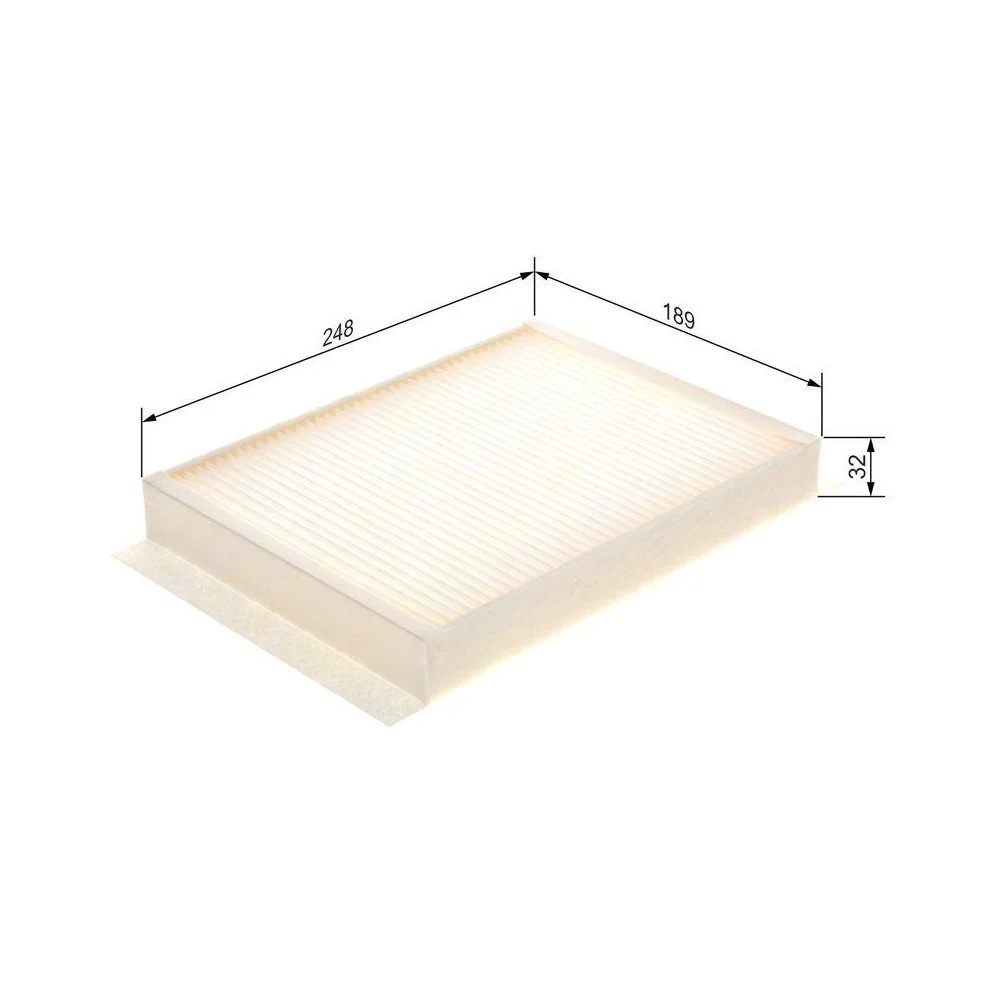 Фильтр салона BOSCH 1 987 435 058 для MERCEDES-BENZ, моторный отсек, фото №1