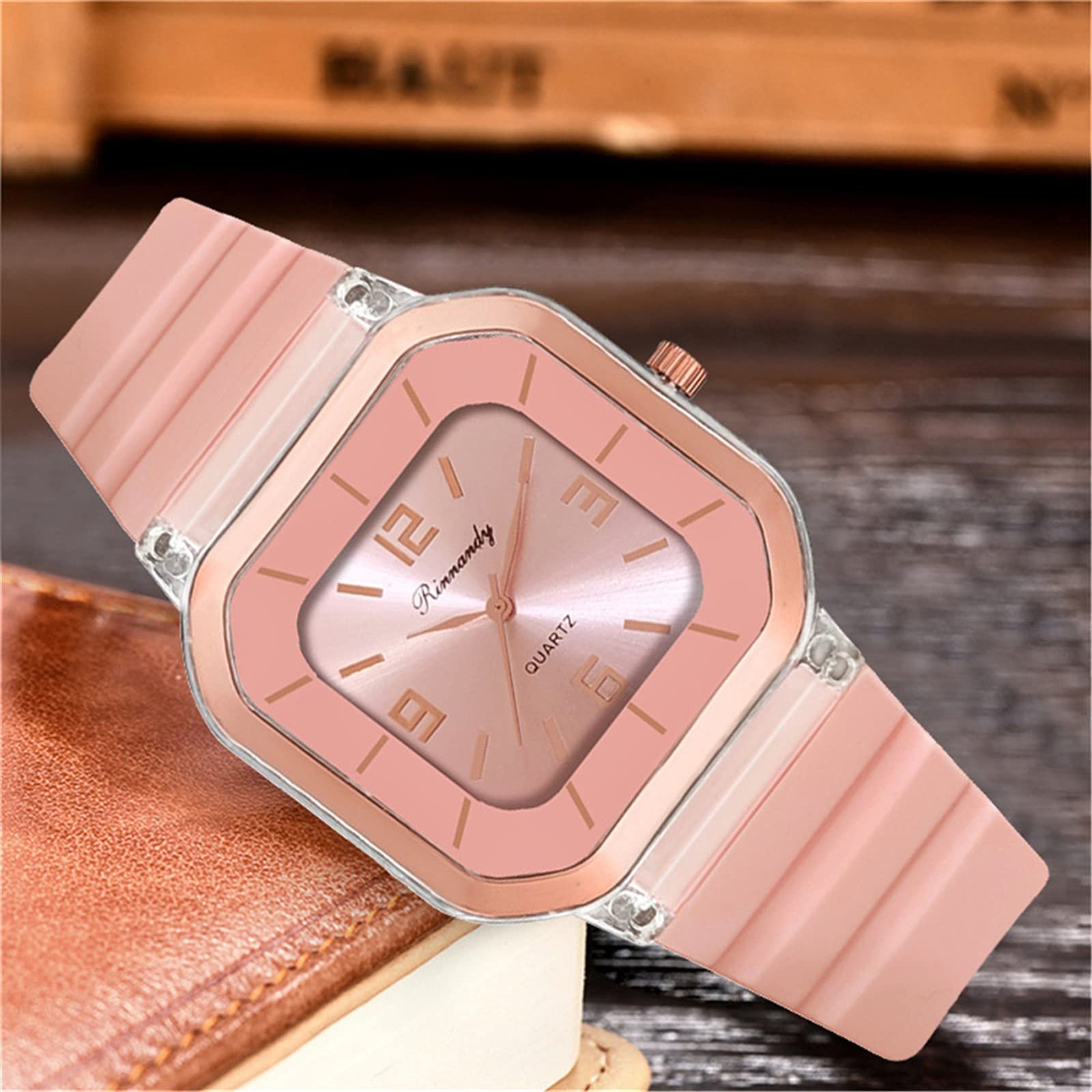 Часы Черные Простые для Мужчин и Женщин Аналоговые Часы Тонкие Минималистичные Модные с Ремешком, Циферблатом, Женские Кварцевые Силиконовый Ремешок Цифровые Часы Нейтральные, фото №4