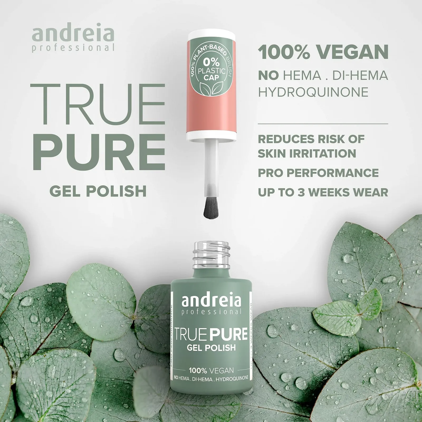Гель-лак Andreia True Pure T50, 10.5 мл, фото №5 Гель-лак Andreia True Pure T50, 10.5 мл, фото №5