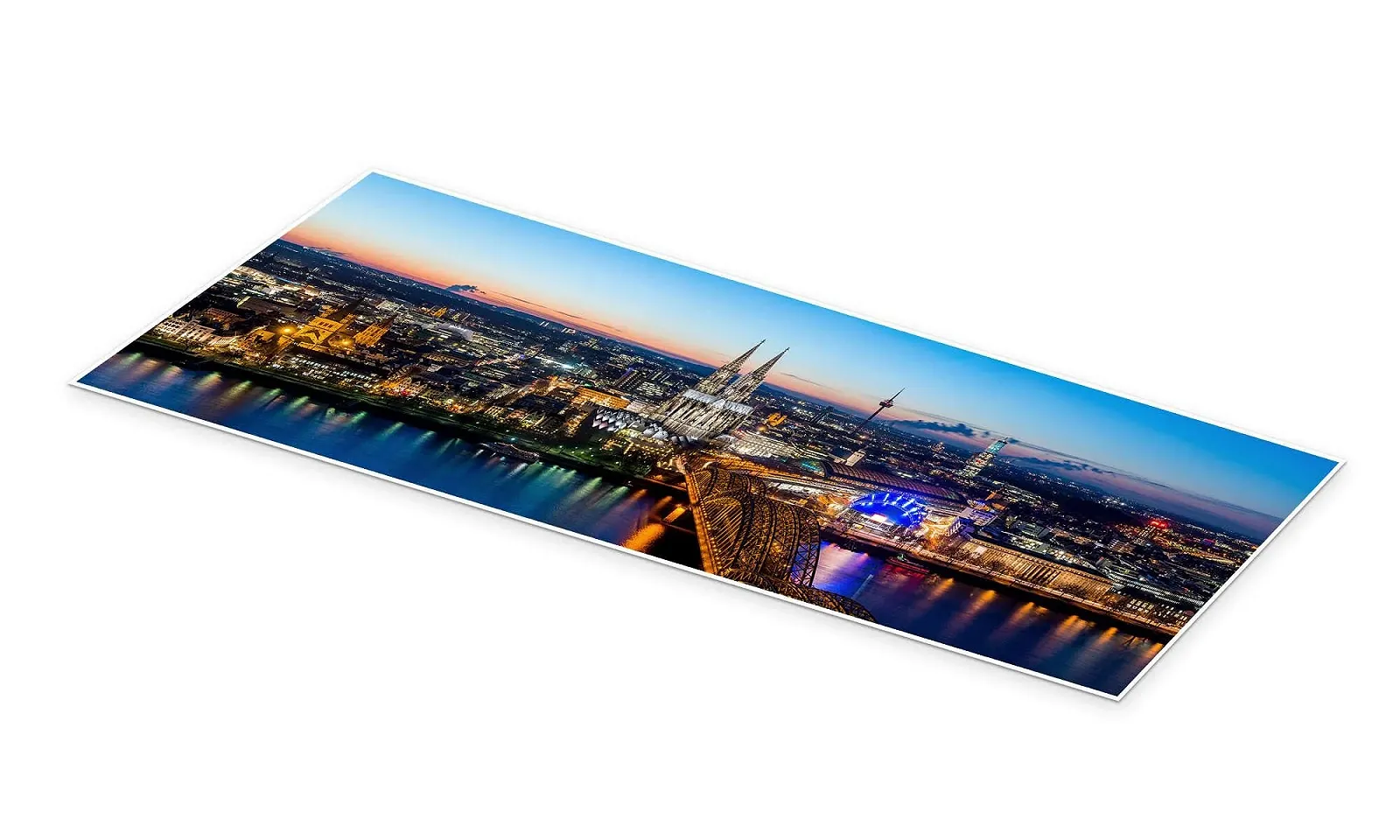 Постер Euregiophoto Cologne Skyline 180 x 60 см, фото №2