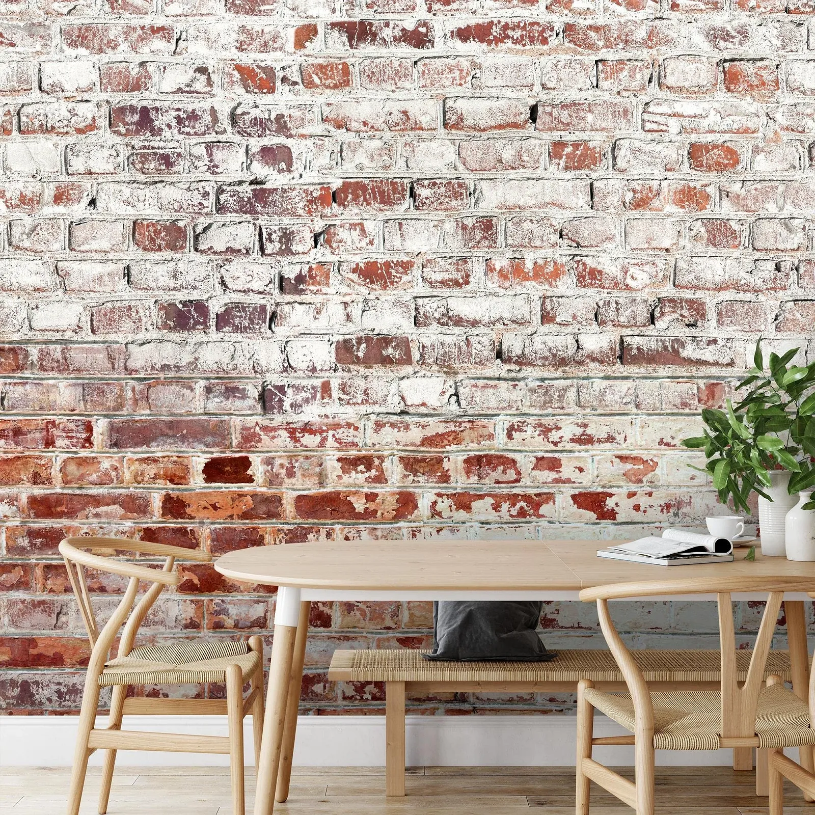 Фотообои Runa Art Stone Wall 9083012b Флизелиновые 396 x 280 см Бело-коричневые, фото №9