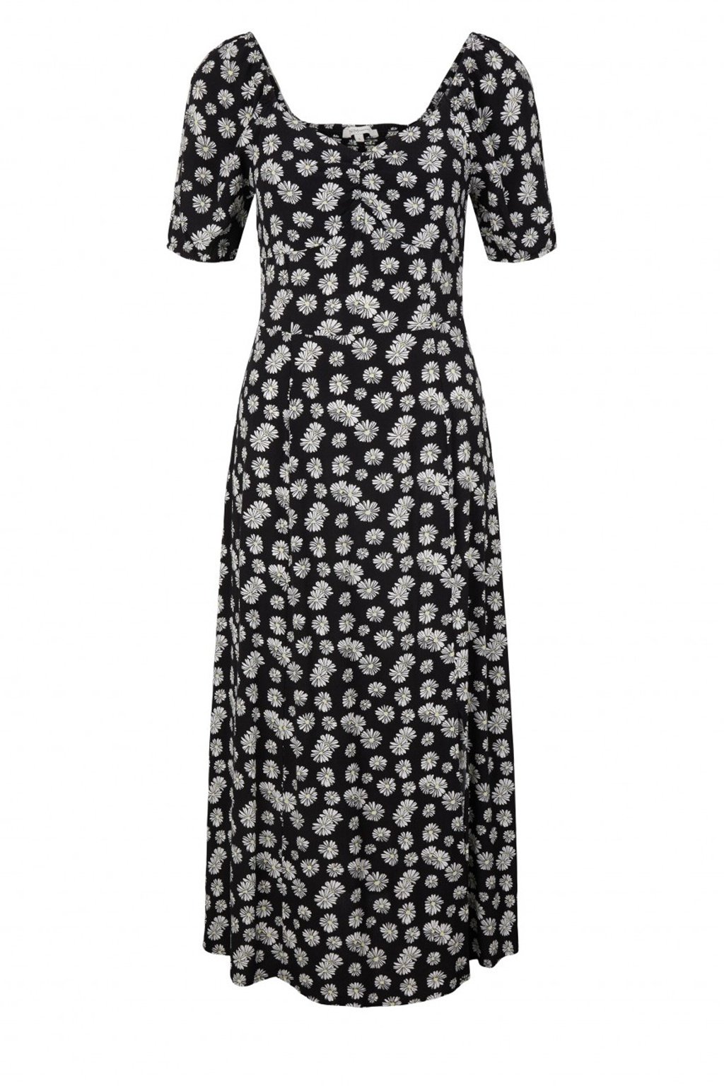 Сукня fitted allover printed dress 1031324-29563 Tom Tailor Чорний S, фото №5