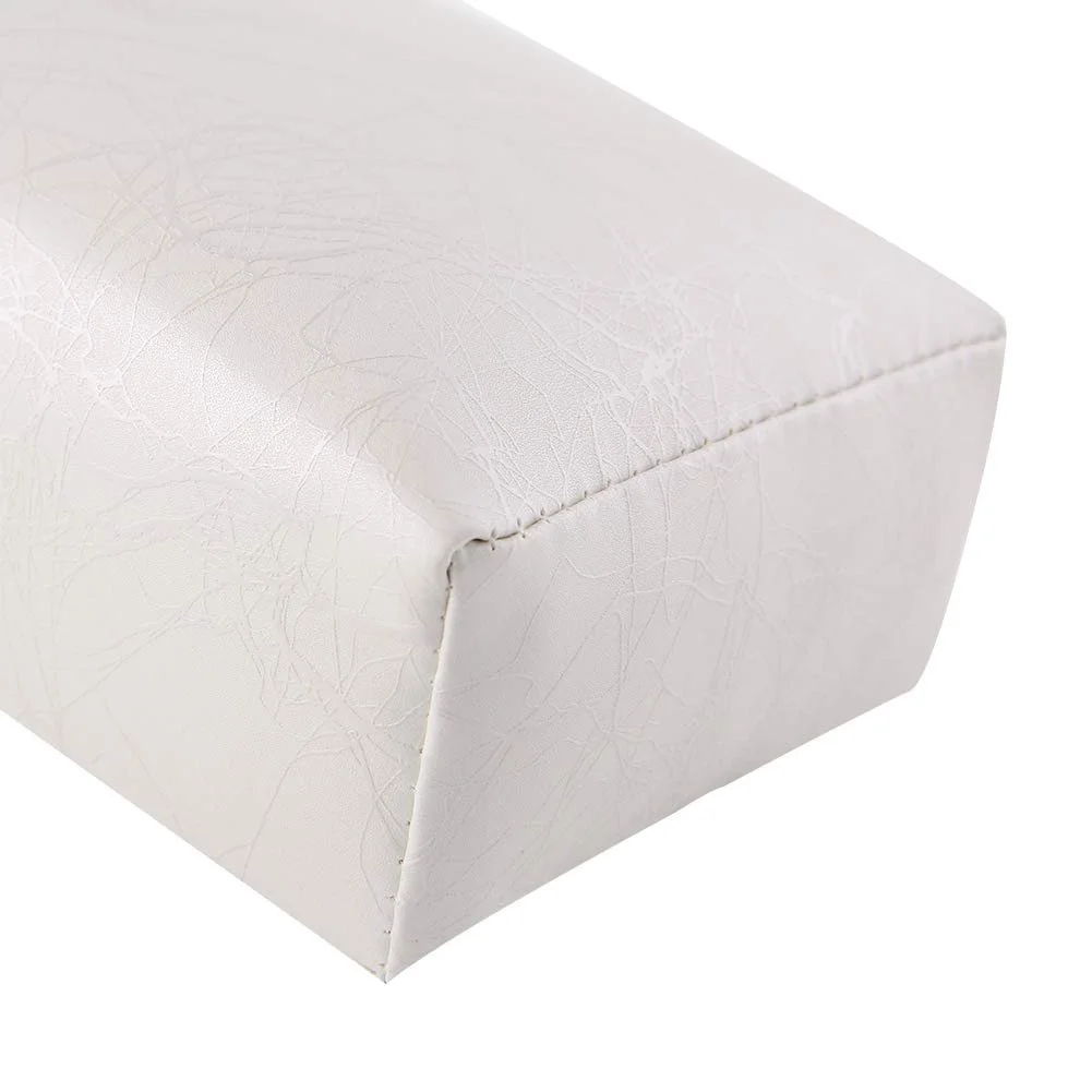 Подушка для манікюру Смугаста Шкіра М'яка Губка Білий, фото №7